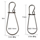 10pcs Fishing Stringers Clip Stainless Steel Snaps Fish Lock Holder For Kayak