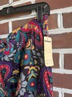 Vintage 80s 90s Donnkenny Floral Paisley Midi Skirt Nwt Size M Rayon Made In Usa