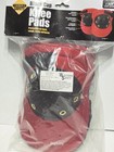 Western Safety Black Cap Knee Pads -for Had  Rough  Rocky Surfaces  One Size Red
