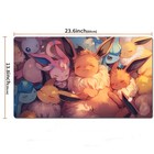 Eevee  Evolutions Board Game Pokemon Playmat Card Play Mat Tcg Ccg Pad Mousepad 