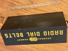 Vintage General Cement Radio Dial Belt Storage Metal Case - Great Advertisement 