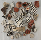 30  Ancient Anasazi Native American Pottery Shards Arizona L10-d