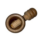 Antique Vintage Carved Wood Wooden Folk Art Hand Held Nutcracker 