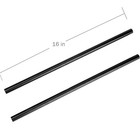 15mm Rod 16 Inch  40cm  Long For Shoulder Rig Rod Support System  Black Alumi   