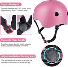 Kids Adjustable Helmet For Ages 3 8 Years Old - Boys Girls Multi-sports Safety  