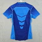 Nike Pro Combat Dri-fit Shirt Men S Blue S s Compression Mesh Space-dye Ombre