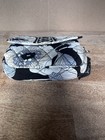 Vera Bradley Blanco Bouquet Mini Crossbody Purse Black White Floral Retired