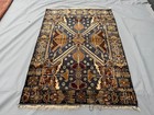 Blue Antique Afghan Baluchi Rug 3x5 Hand Knotted Persian Style Oriental Carpet