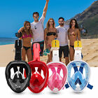 Us Snorkel Scuba Full Face Mask Swimming Underwater Diving With Gopro Mount