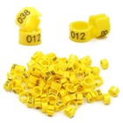 100pcs Leg Bands Plastic Chicken Pheasant Poultry Duck Bird Leg Rings Id Tags