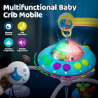 Baby Crib Mobile With 108 Music   Projector   Rotating Rattles Toys  Remote Cont