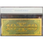 Gold 1861  10 Ten Dollars Legal Tender Banknote Collectible With Bag   Certifica