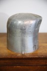Vintage Hat Stretcher Hand Crank Millinery Head Aluminum Industrial Mold  7 1 4