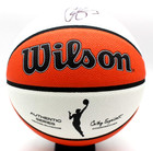 Candace Parker L a  Sparks Sky Signed Wnba Logo Basketball W jsa Coa Cf85621