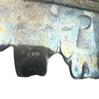 Vintage Efs Pewter Brooch Lapel Pin Five Children Holding Hands Fashion Jewelry