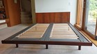 Hans Wegner For Getama Mid Century Danish Teak Queen Bed Frame With Nightstands
