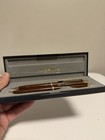 Paper Mate 518 Gold Set Vintage 1983 Pen And Mechanical Pencil Brown Marbled Usa