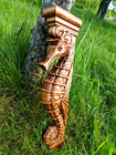 Wooden Corbel Seahorse Shelf Carved Bracket  Fireplace Surround Cabinet Bracket