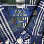 Polo Ralph Lauren New Mens Slim Fit Button Up Plaid Cotton Shirt Size M Nwt  125