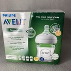 Nib Phillips Avent Natural Glass Baby Bottles Nipples Rings Set Of 4 - 8 Oz