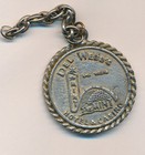 Del Webb s Las Vegas The Mint Hotel   Casino Morgan Dollar Design Keychain