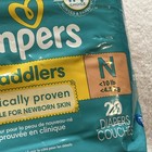 Pampers Swaddlers Newborn Size N Disposable Diapers  10lb  20 Count 