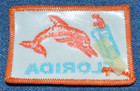 Original Vintage 80s Florida 3  Patch Dolphin Golf Souvenir Oranges Beach Ocean