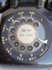 Vintage Western Electric Bell System Black Rotary Dial Telephone Model 500 Desk