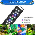 Aquaneat Led Aquarium Light Full Spectrum For 24 -30   Light Cover Is Black 