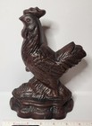 8   Rooster Wrought Iron Door Holder