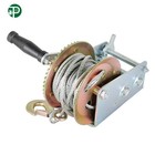 3500lbs Durable Hand Crank Winch For Trailer Hand Winch With Cable New