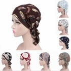 Women Muslim Hijab Cancer Chemo Hat Turban Cap Cover Hair Loss Head Scarf Wrap