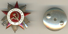 Soviet Order Banner Red Medal Star Great Patriotic War Gpw 2nd  Russian   1162 