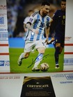 Lionel Messi Argentina Autograph 8x10 Coa Goat