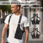 Anti Theft Shoulder Bag Concealed Carry Holster Pu Leather Crossbody Wallet Orga