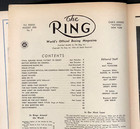 1954 The Ring Boxing Magazine Joey Giardello Rocky Marciano Fight Pictures Vtg