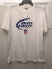 Nfl Bud Light Shirt New Football Official Beer Sponsor White Tee Size Large L