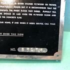 Vtg National Homes Sign Cadet Model Mcm Pre Fab House Kit Home Interior Finish