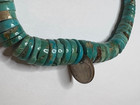 Vintage Native American Turquoise Heishi Necklace