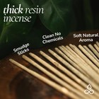 Calmveda White Copal Incense Sticks - 24  Sticks Thick  Natural Resin Incense