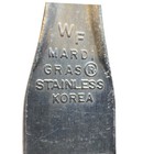 Vintage Wf Mardi Gras Stainless Flatware Set 35pc Burgundy Rivet Korea