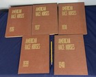 Antique 5 Book Lot  American Racehorses 1936-40 Sea Biscuit War Admiral   More