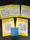 Vintage Lot Of 14 Aunt Martha s Hot Iron Transfers For Embroidery