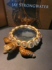 Jay Strongwater Turtle Magnifier W  Enameled Brass   Swarovski Crystals