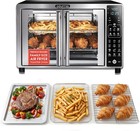 Air Fryer French Door Toaster Oven - 6-slice Capacity  Led Display With 19 Co   