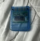 Sony Playstation Oem Official 1 Ps1 Psx Memory Card Scph-1020 - Blue - Tested 