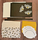 Stampin Up Greeting Card Kit  4 Cards  env  Wishing You Happiness Honey Bee