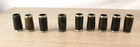 Lot Of 9 Clarinet Wood plastic Barrels