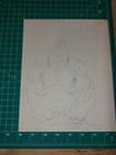Original Art Signed Drawing Sketch Executioner Figure