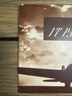 Vintage Twa Transcontinental Airline    it Pays To Fly    Brochure Aviation Ephemera